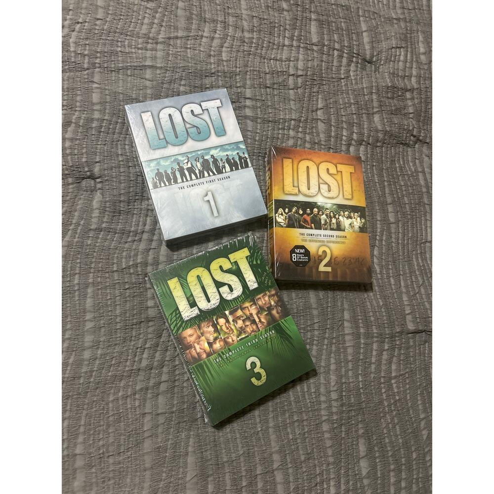 New Sealed LOST DVD Box Set Seasons 1–3 TV Series, complete seasons 1, 2, 3